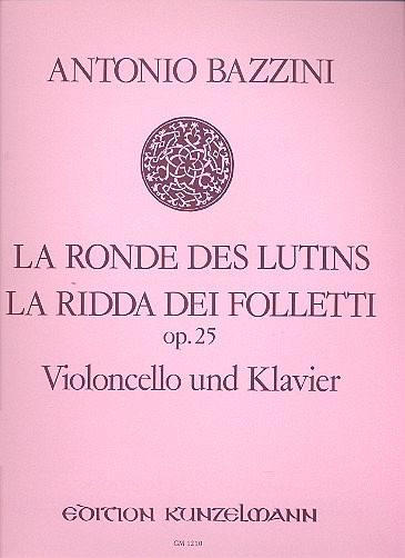 La ronde des lutins op.25 für Violoncello und Klavier