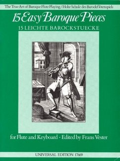 15 easy Baroque Pieces for flute and keyboard