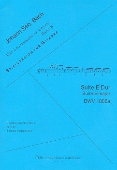 Cover Suite E-Dur BWV1006a für Gitarre