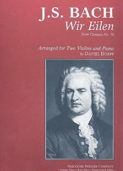 Cover Wir eilen BWV78 für 2 Violinen und Klavier Stimmen