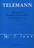 Wassermusik Hamburger Ebb und Fluth für 4 Blockflöten (SATB) Partitur