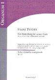 Ein feste Burg ist unser Gott für gem Chor, Streichorchester und Orgel Partitur und Stimmen