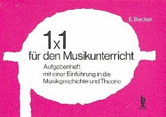 Cover 1x1 für den Musikunterricht Aufgabenheft
