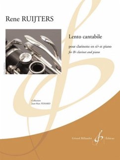 Cover Lento cantabile pour clarinette et piano