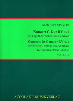 Cover Konzert C-Dur RV471 für Fagott, Streicher und Bc für Fagott und Klavier