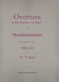 Overture to the Oratorio Sanct Paul for organ