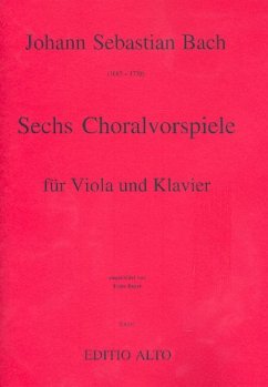 Cover 6 Choralvorspiele für Viola und Klavier