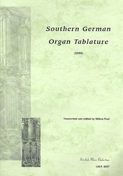 Cover Southern German Organ Tablature Süddeutsche Orgeltabulatur von 1609