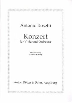 Cover Konzert für Viola und Orchester für Viola und Klavier