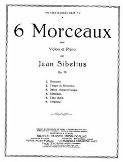 Berceuse op.79,6 für Violine und Klavier Berceuse op.79,6 für Violine und Klavier
