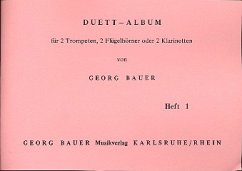 Cover Duett-Album Band 1 für 2 Trompeten (Flügelhörner, Klarinetten) Spielpartitur