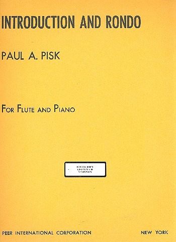 Introduction and Rondo for flute and piano Introduction and Rondo for flute and piano