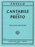 Cantabile and Presto for flute and piano Cantabile and Presto for flute and piano