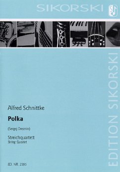 Cover Polka für 2 Violinen, Viola und Violoncello Partitur und Stimmen