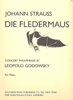 Cover Konzertparaphrase über Die Fledermaus von Johann Strauss für Klavier