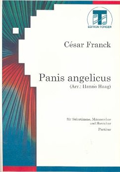 Cover Panis angelicus für Solo, Männerchor und Streicher Partitur