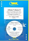 Album vol.8 (+CD) for 2 trumpets (cornets) (piano/keyboard/organ ad lib) score and parts Album vol.8 (+CD) for 2 trumpets (cornets) (piano/keyboard/organ ad lib) score and parts