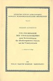 Zur Psychologie der Toneigenschaften unter Berücksichtigung der Zweikomponenten-Theorie und der Vokalsystematik Zur Psychologie der Toneigenschaften unter Berücksichtigung der Zweikomponenten-Theorie und der Vokalsystematik