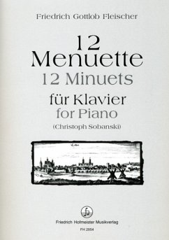 Cover 12 Menuette für klavier