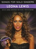 Songs for solo Singers - Leona Lewis (+CD) songbook piano/vocal/guitar Songs for solo Singers - Leona Lewis (+CD) songbook piano/vocal/guitar