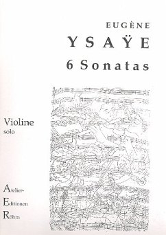 Cover 6 Sonaten für Violine solo