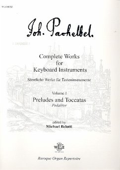Preludes and Toccatas (pedaliter) for organ complete works for keyboard instruments vol.1