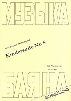 Cover Kindersuite Nr.5 für Akkordeon