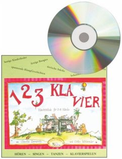 Cover 1 2 3 Klavier CD zur Klavierschule für 2-8 Hände (Bände 1 und 2)