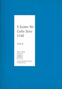 5 Suiten von 1740 Band 2 (Nr.4-5) für Violoncello