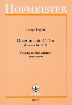 Cover Divertimento C-Dur Hob.IV:1 für 3 Gitarren