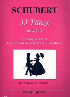 Cover 33 Tänze für Klavier zu 4 Händen