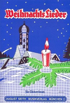 Cover Weihnachtslieder Album für Akkordeon leicht spielbar