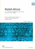 Mateh Ahron Band 1 - Neujahrs- und Versöhnungstag für Kantor, gem Chor und Orgel Partitur Mateh Ahron Band 1 - Neujahrs- und Versöhnungstag für Kantor, gem Chor und Orgel Partitur