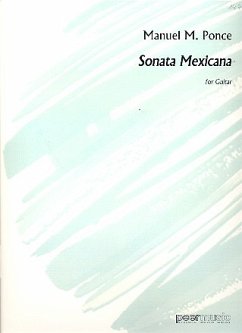 Cover Sonata mexicana for solo guitar