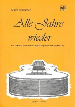 Cover Alle Jahre wieder für Gesang mit Gitarren-Begleitung oder/und Gitarre solo