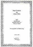 Orgeltabulatur von Johann Woltz Band 2 Intavolierungen geistlicher Werke von Hans Leo Hassler