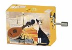 Spieluhr Für Elise Motiv Musical Cat (Wachtmeister) mit Holz-Resonanzboden