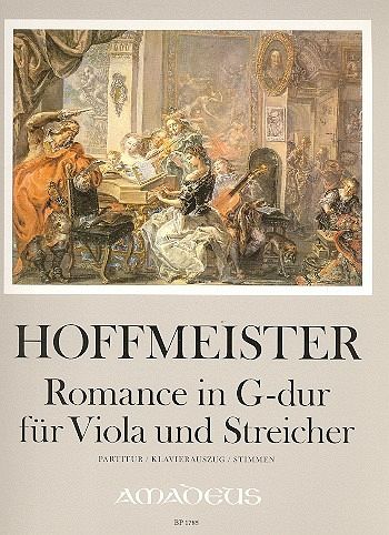 Romanze G-Dur für Viola und Streicher Partitur, Klavierauszug und Stimmen
