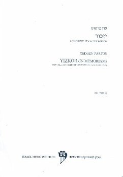 Cover Yizkor for viola and piano