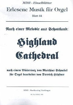 Cover Highland Cathedral für Orgel