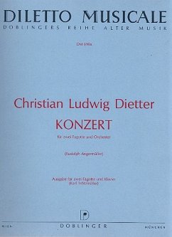 Cover Konzert für 2 Fagotte und Orchester für 2 Fagott und Klavier