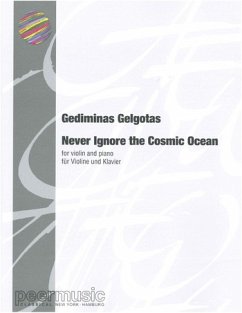 Cover Never ignore the Cosmic Ocean for violin and piano