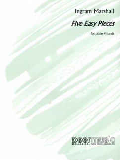 Cover 5 easy pieces for piano 4 hands