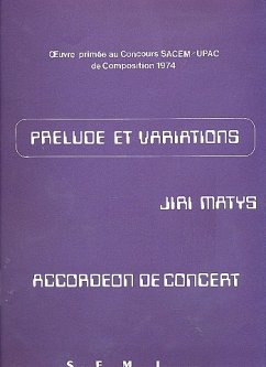 Cover Prelude et Variations pour accordeon