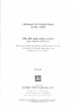 Cover Oh del mio dolce amor für Oboe und Streichorchester Partitur