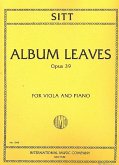 Album Leaves op.39 for viola and piano Album Leaves op.39 for viola and piano
