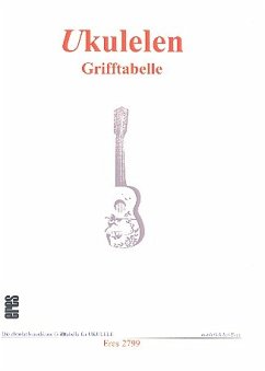 Grifftabelle für Ukulele