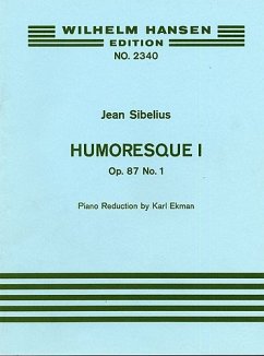 Cover Humoreske Nr.1 op.87,1 für Violine und Klavier