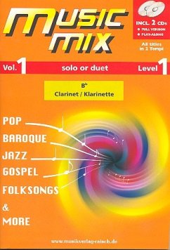 Cover Music Mix vol.1 (+2 CD's) für Klarinette in B