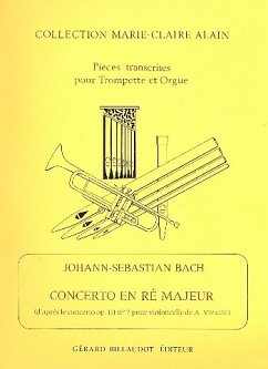 Cover Concerto ré majeur d'aprčs le concerto op.3,7 pour violoncelle de Vivaldi pour trompette et orgue